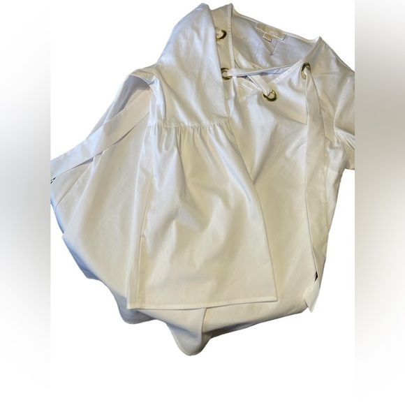 Michael Kors Long Bell Sleeved Blouse Size Medium NWT - Picture 7 of 9